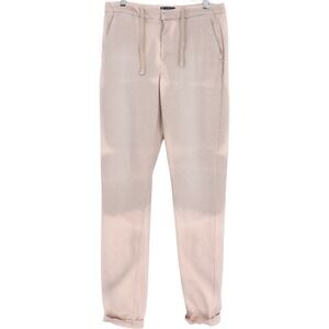 Axel's Vail Colorado New Bruce Men's Beige Cotton Jogger Chino Pants Italy Sz 35